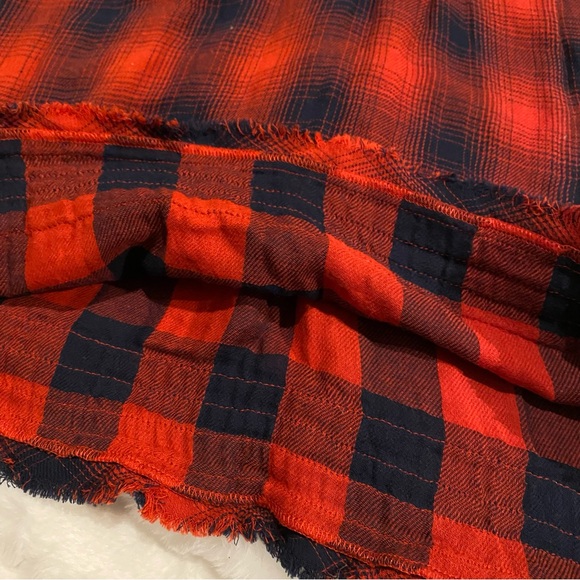 Plaid Ruffle Long Sleeve Dress - Picture 8 of 14